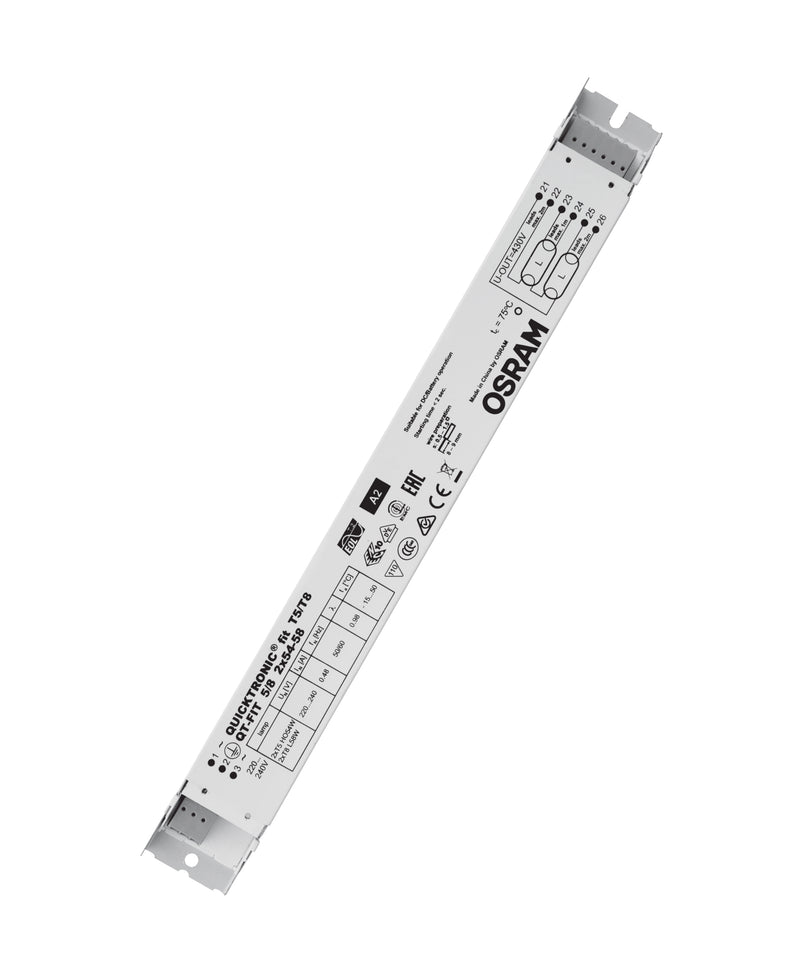 Transformador Electronico 2x54 OSRAM Quicktronic Fit