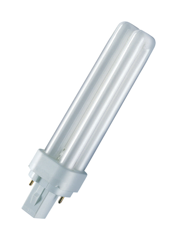 Bombilla Fluorescente Dulux D 10W 4000K Luz Neutra OSRAM