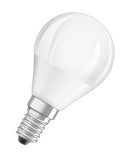Bombilla LED Esferica E14 5W 2700K Luz Calida Ajustable OSRAM