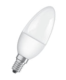 Bombilla LED Vela E14 5W 2700K Luz Calida Regulable OSRAM