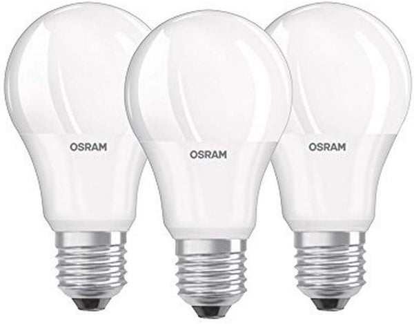 Caja de 3 Bombillas LED Estandar E27 8.5W 2700K Luz Neutra OSRAM
