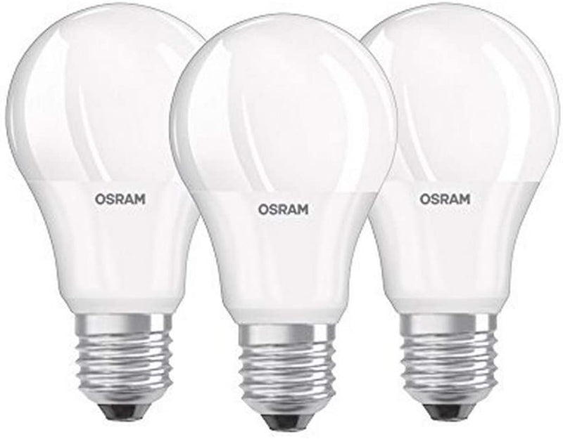 Caja de 3 Bombillas LED Estandar E27 8.5W 2700K Luz Neutra OSRAM