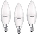 Pack de 3 Bombillas Led Vela E14 5W 4000K Luz Neutra OSRAM