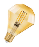 Bombilla LED Vintage Diamante E27 Oro 4.5W 2700K Luz Calida OSRAM