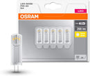 Pack de 5 Bombillas LED Pin G4 1-8W 2700K OSRAM