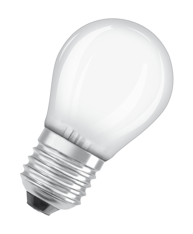 Bombilla LED Esferica E27 1.5W 2700K Luz Calida OSRAM
