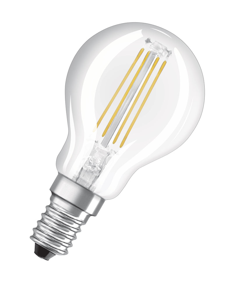 Bombilla LED Filamento Esferica E14 6.5W 2700K Luz Calida OSRAM