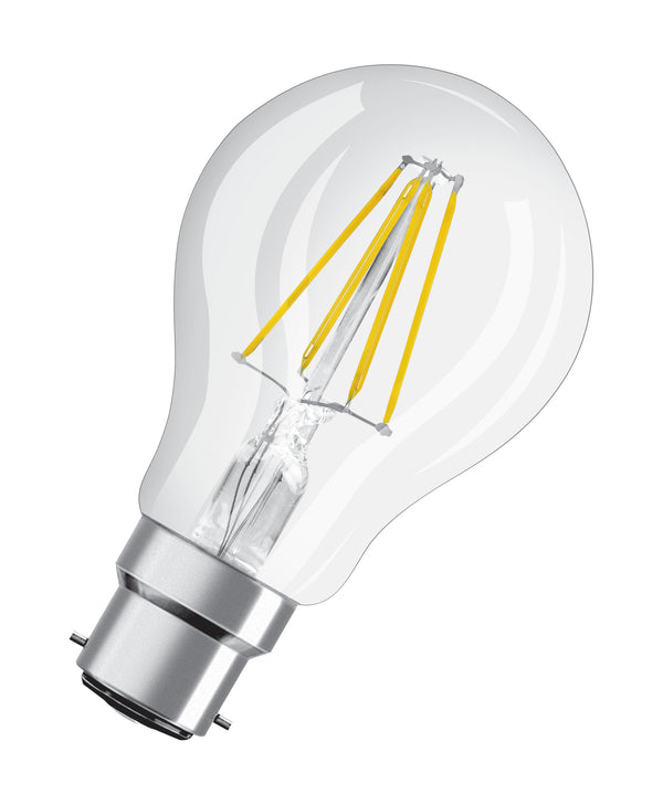 Bombilla LED Estandar Filamento B22d 7W 2700K Luz Calida OSRAM