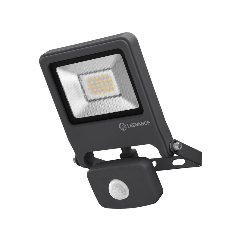 Proyector LED Exterior 20W 4000K Neutra Gris Sensor LEDVANCE