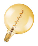 Bombilla LED Vintage Globo E27 Oro 5W 2000K Luz Calida Regulable OSRAM