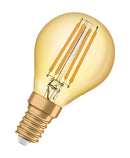 Bombilla LED Vintage Esferica E14 Oro 4W 2700K Luz Calida OSRAM