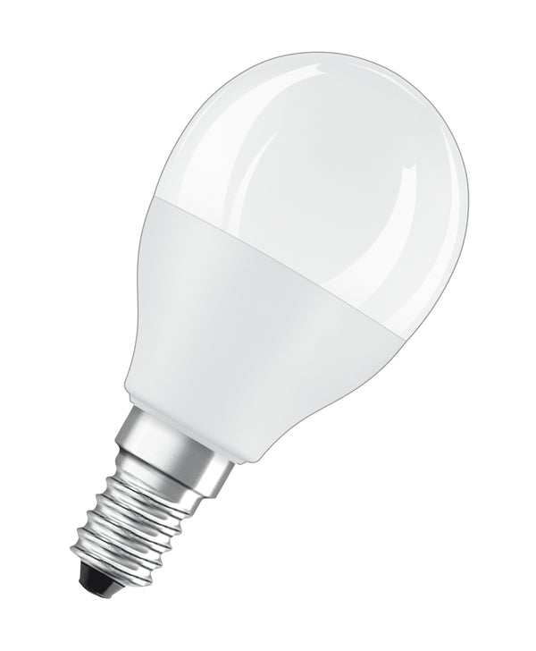 Bombilla LED Esferica E14 5.5W RGB Regulable con Mando OSRAM
