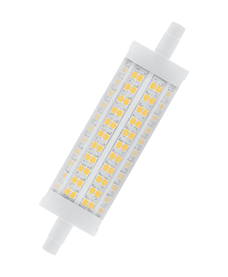 Bombilla LED Especial R7S 17.5W 2700K Luz Calida 118MM Regulable OSRAM