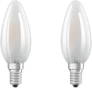 PACK 2 BOMBILLAS LED 4W/827 E14 2700K Luz Calida A++
