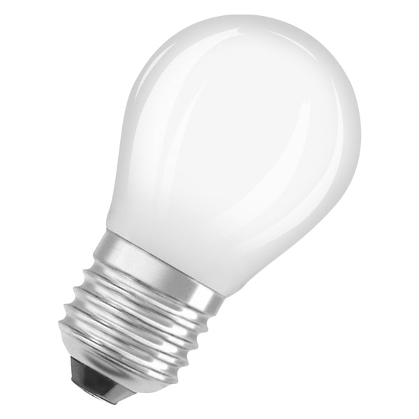 Bombilla LED Esferica E27 2.8W 2700K Luz Calida Regulable OSRAM