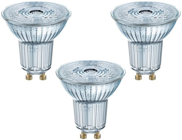 Pack de 3 Bombillas Led GU10 36° 4-3W 4000K Luz Neutra OSRAM
