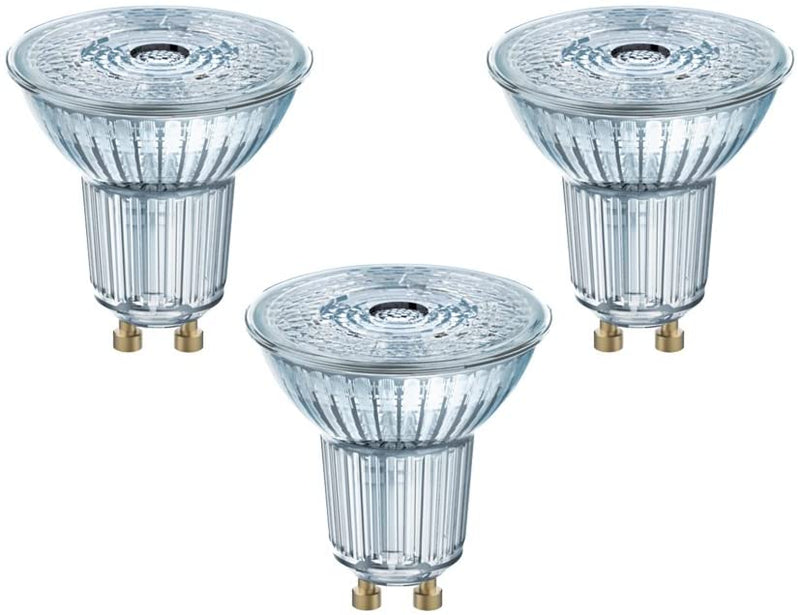 Pack de 3 Bombillas Led GU10 36° 4-3W 4000K Luz Neutra OSRAM