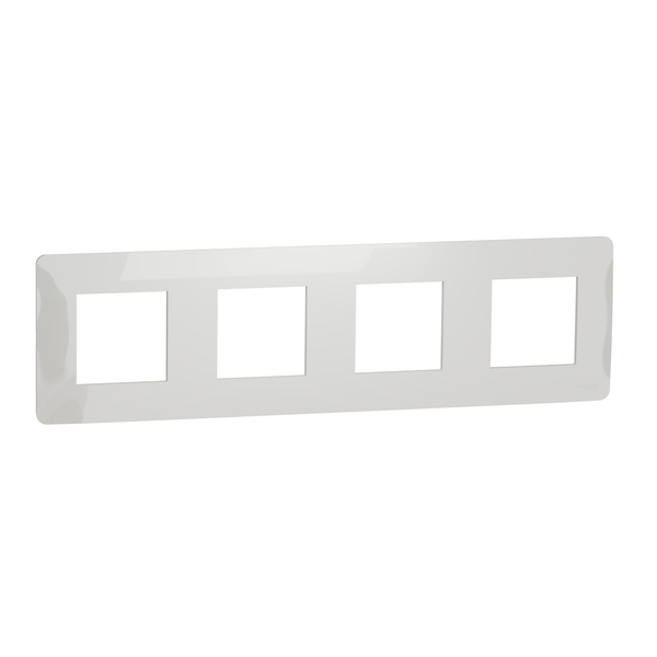 Schneider Electric NU200818. New Unica Marco 4 elem. Studio Blanco Polar