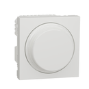 Schneider Electric NU351418. New Unica Regulador giratorio LED 4-200 VA Blanco Polar
