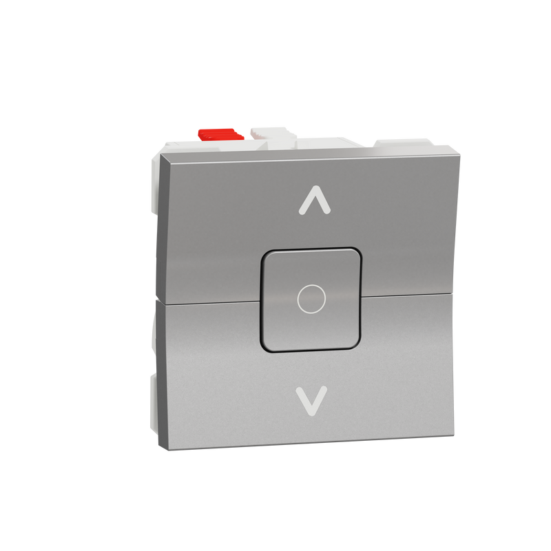 Schneider Electric NU320830. New Unica Interruptor de persianas Aluminio