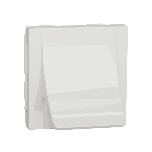 Schneider Electric NU386218. New Unica Salida de cables 2 mod. Blanco Polar