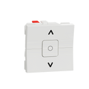 Schneider Electric NU320818. Interruptor de persianas New Unica studio Blanco Polar