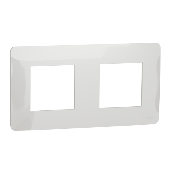 Schneider Electric NU200418. New Unica Marco 2 elem. Studio Blanco Polar