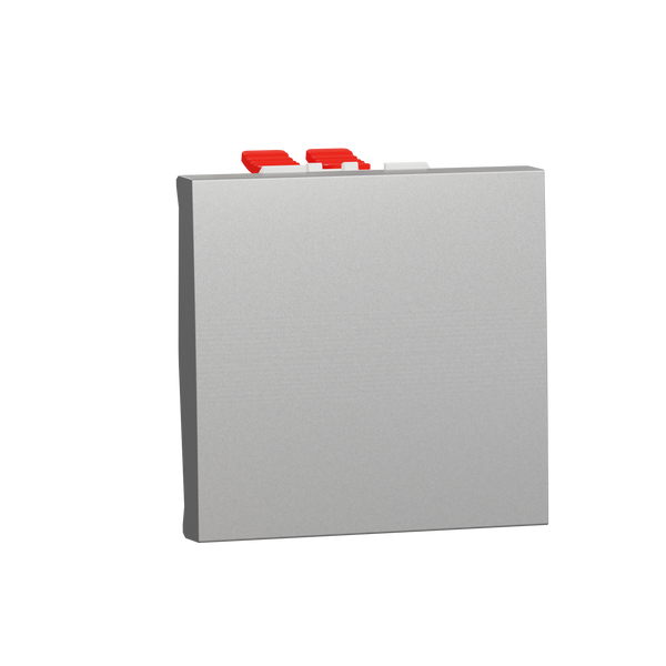 Schneider Electric NU320530. New Unica Cruzamiento 2 modulos color Aluminio